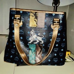 Authentic MCM Vintage Visetos beautiful Princess Lion Tote is my favorite.